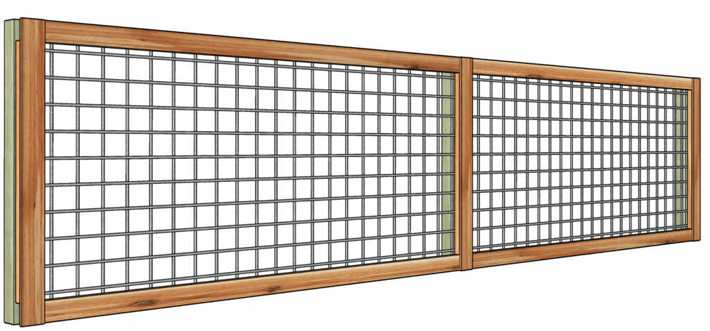 Wood bull panel fence austin tx